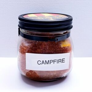CAMPFIRE -2-Wick Mason Jar Candles, 16 Oz